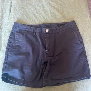 Bonobos 5 inch navy shorts